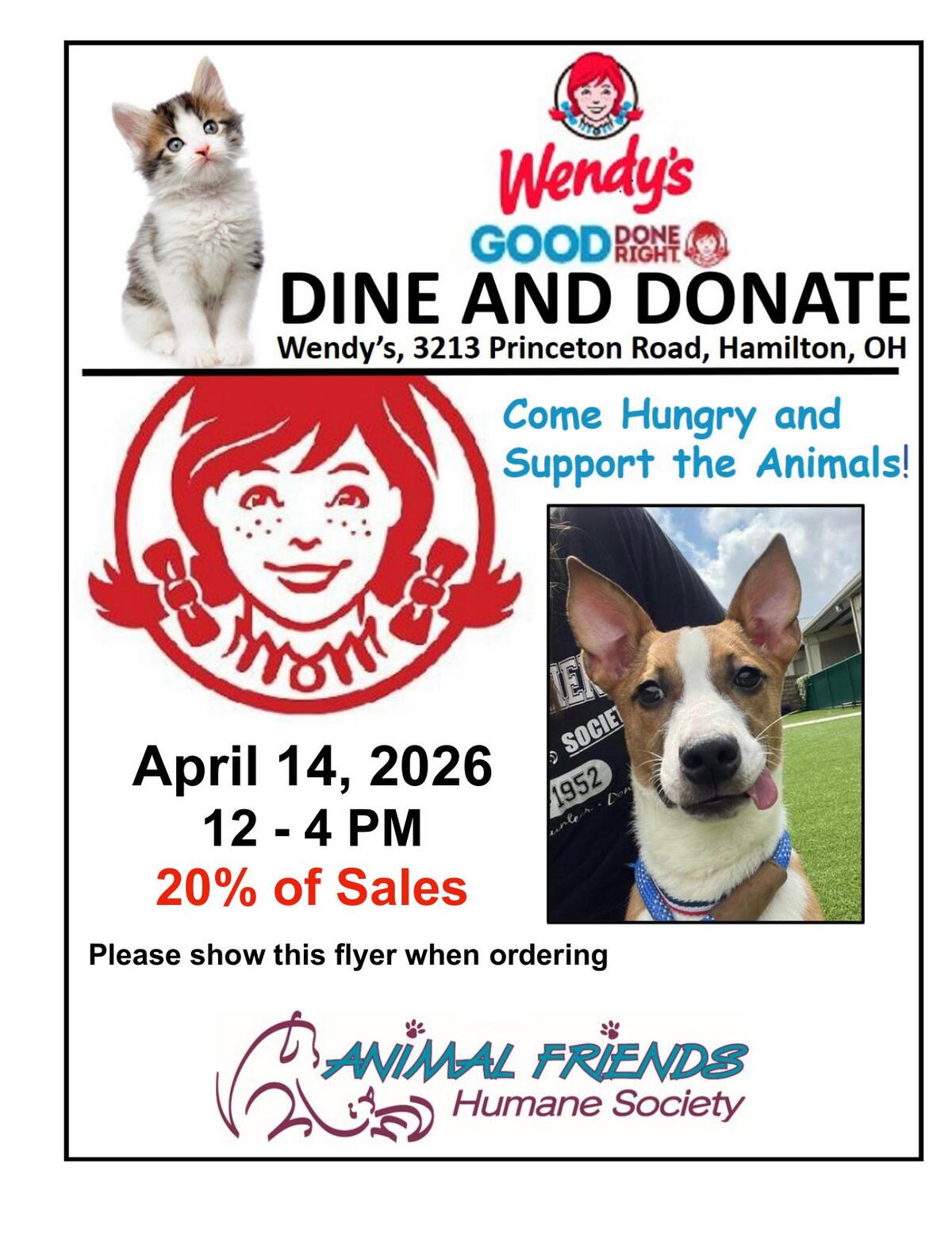 Wendy's Dine & Donate